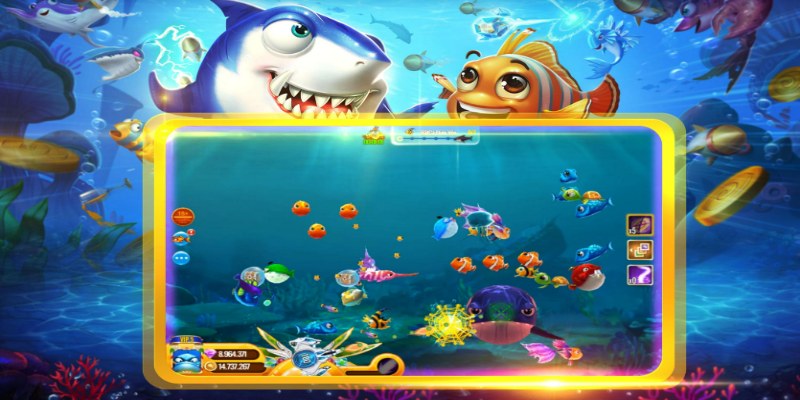 Giao diện game bắn cá đẹp mắt